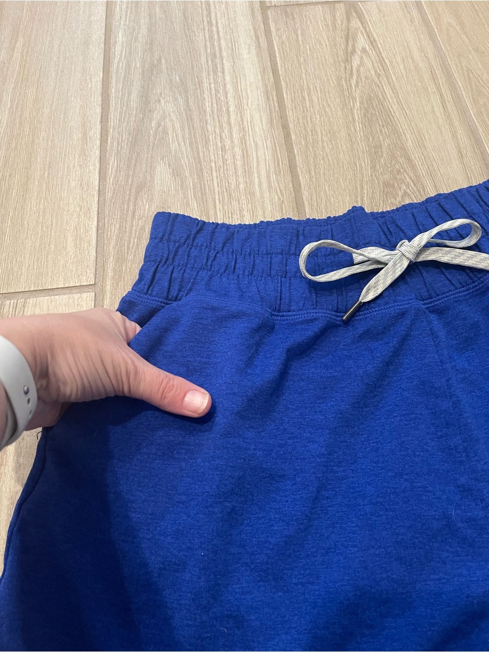 Vuori Halo Performance High Rise Shorts 2.0 Copenhagen Blue 3” Sz L VW3062 - Picture 7 of 8